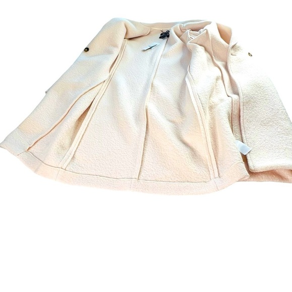 J.Crew Daphne Topcoat in Italian Boiled Wool in Cream Color Size 12 - Picture 9 of 13